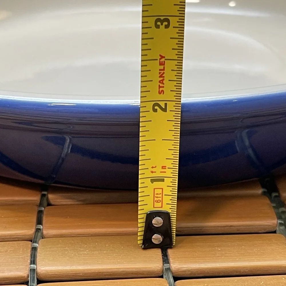 Le Creuset cobalt Blue Stoneware Pie Dish 26cm 11.5
